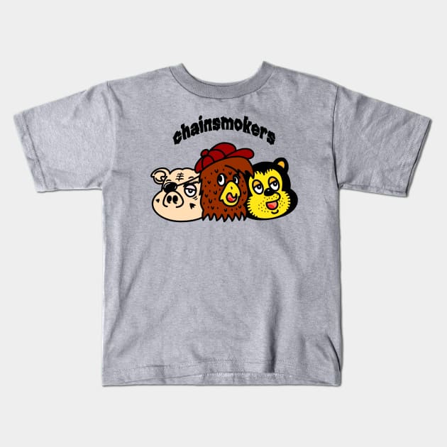 chainsmokers Kids T-Shirt by jaranjang